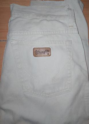 Бежеві джинси, бежевые джинсы wrangler1 фото