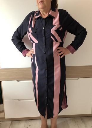 Гарне плаття сорочка модна великий розмір