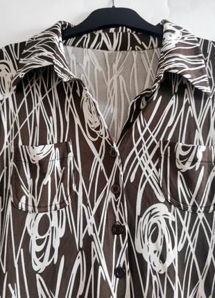 Сукня сорочка шикарне з натурального шовку італія4 фото