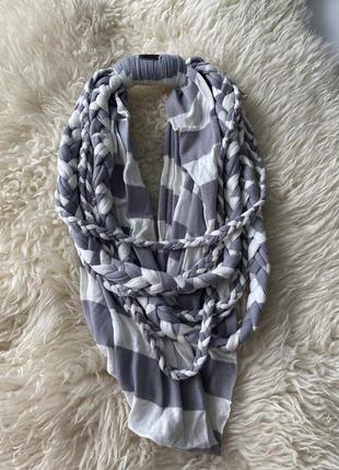 Хомут шарф украшение котон