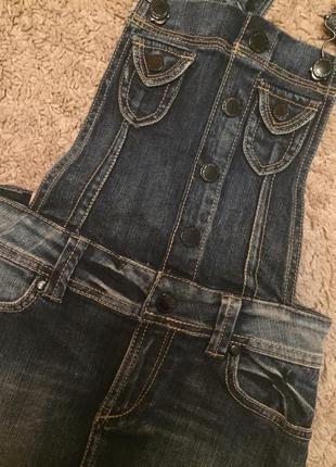Джинсовый сарафан для девочки  5/6 лет