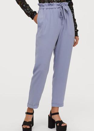 Новые брюки h&m с высокой посадкой. размер 36