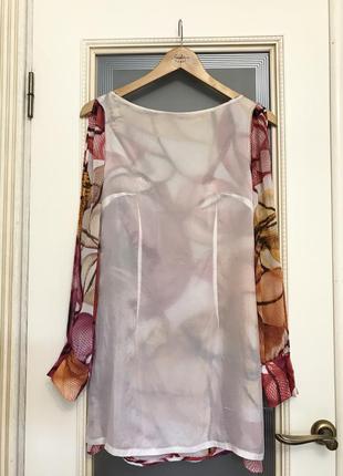 Платье шифоновое,расцветка в стиле roberto cavalli8 фото