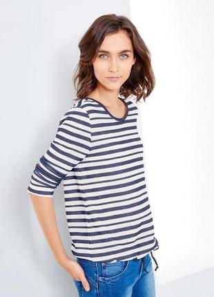 Кофта, тонкая, в полоску, реглан, tchibo, размер 42/44, eur 36/38, 20933