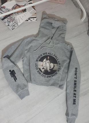 Толстовка с капюшоном и длинными рукавами billie eilish/худи билли а́йлиш