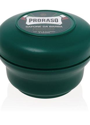 Мыло для бритья proraso с эвкалиптом и ментолом 150 мл1 фото