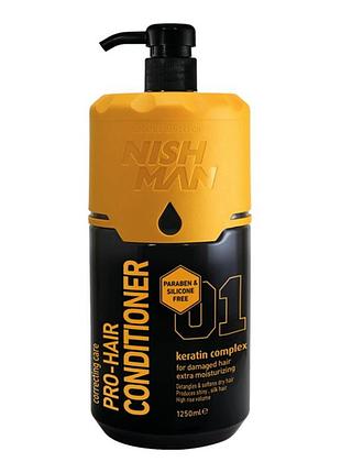Кондиционер для волос nishman pro-hair conditioner 1250 мл