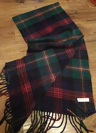 Шарф в клетку.