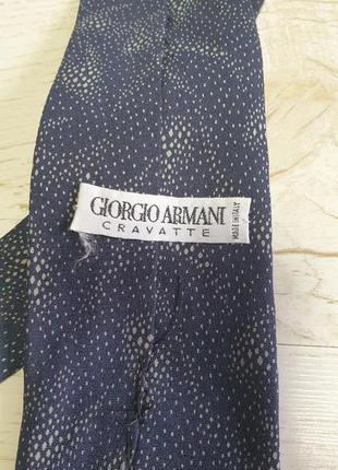 Шовкова краватка галстук giorgio armani3 фото