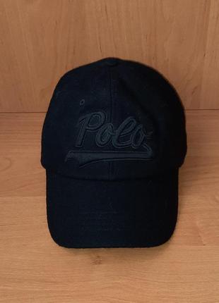 Шерстяная теплая кепка polo ralph lauren