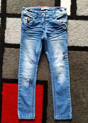 Джинсы,скинни для девочки 5-6 лет
