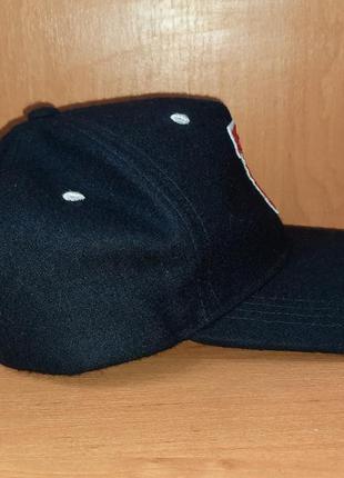 Синяя тёплая шерстяная  кепка/бейсболка hilfiger genim | tommy hilfiger4 фото