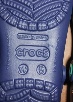 Сандалии-кроксы crocs cleo р.w4-21см. оригинал5 фото