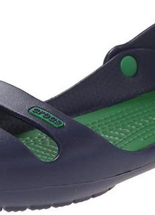 Сандалии-кроксы crocs cleo р.w4-21см. оригинал