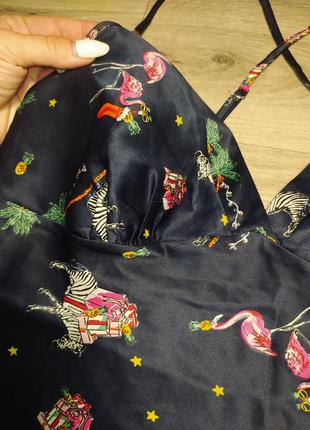 Шёлковая маечка для сна , верхняя часть от пижамы3 фото