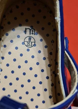Детские туфли для девочки от mothercare 25.5 3