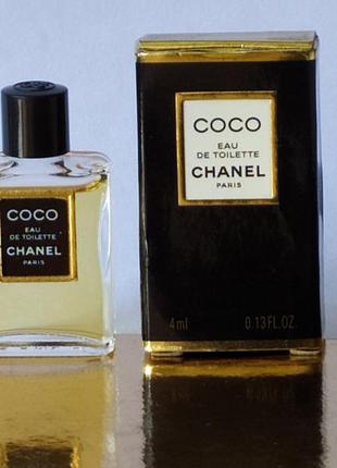 Chanel coco миниатюра туалетная вода 4 мл