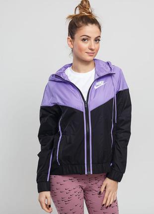 Мастерка ветровка курточка nike w nsw windrunner jacket black / purple