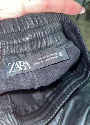 Штаны под кожу оригинал zara2 фото