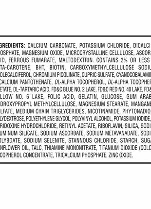 Американский комплекс витаминов и минералов equate complete multivitamin tablets,200шт4 фото