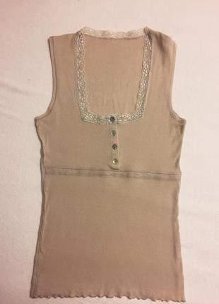 Майка хлопковая трикотажная