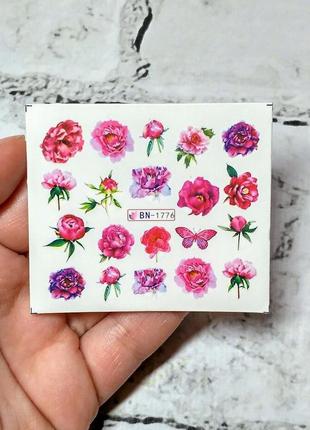 Слайдеры для ногтей, наклейки для маникюра