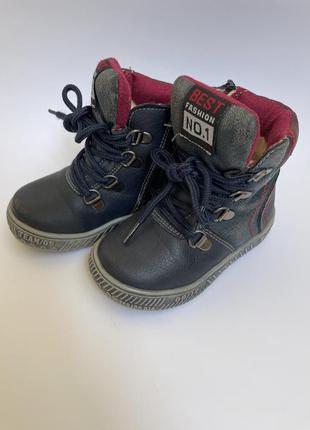 Зимові черевички на хлопчика, ботинки зимние