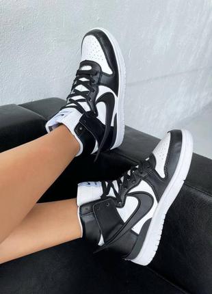 Женские кроссовки nike dunk high x ambush  кожа демисезонные