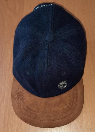 Синя шерстяна-вовняна вінтажна кепка/бейсболка timberland vintage made in usa6 фото