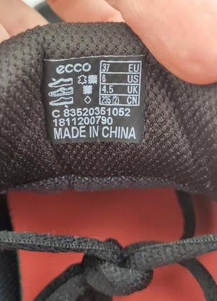 Кроссовки кожаные женские ecco с gore-tex, р. 377 фото