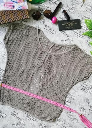 Кофточка сетка футболка накидка