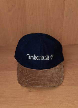 Тёплая шерстяная винтажная кепка/бейсболка timberland vintage made in usa