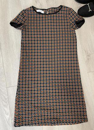 Платье геометрия платьице короткое платье