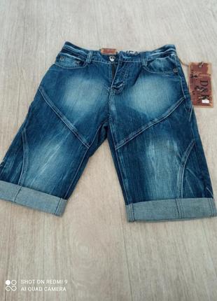 Джинсовые бриджи