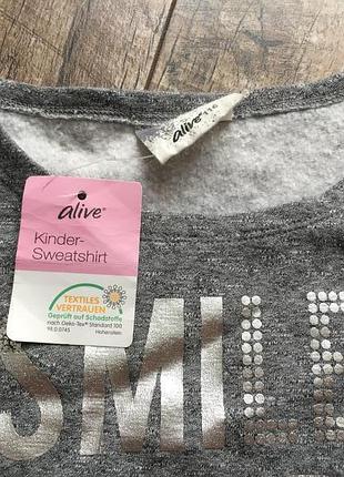 Стильна тепла кофта на дівчинку alive німеччина 2