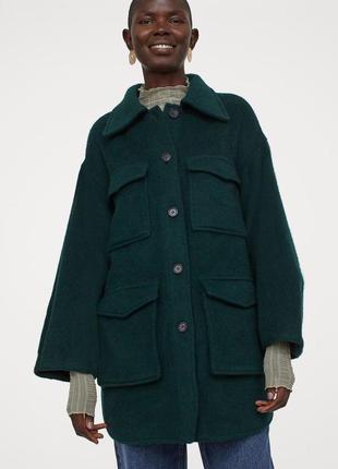 Вовняна куртка-сорочка premium selection2 фото