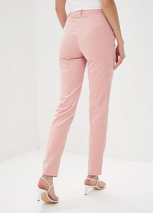 Missguided штани на високій посадці брюки з високою посадкою штани класичні рожеві штани класичні2 фото