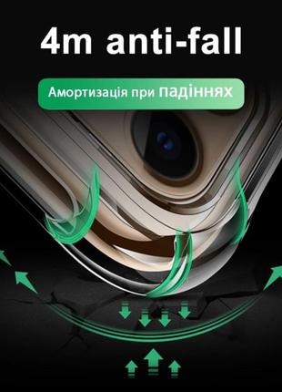 Чохол на iphone 11 pro max прозорий захисний силіконовий кейс gisolo4 фото