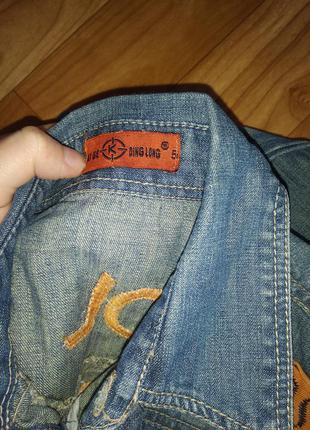 Джинсовий піджак  джинсова сорочка 3