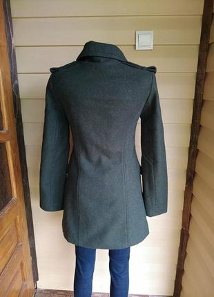 Пальто redoute демисезонное,новое 70％шерсть,30％полиэстер.франция.4 фото