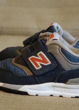 Комбинированные детские кроссовки new balance 997 h. 23 р. ( 14,5 см.)7 фото