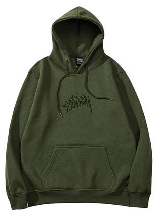 Зелений худі stussy (штани, кофта з капюшоном)