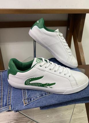 Мужские тканевые кеды lacoste grad vulc tsp