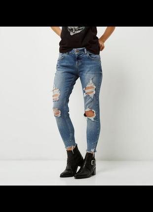 Крутые рваные джинсы фирмы river island