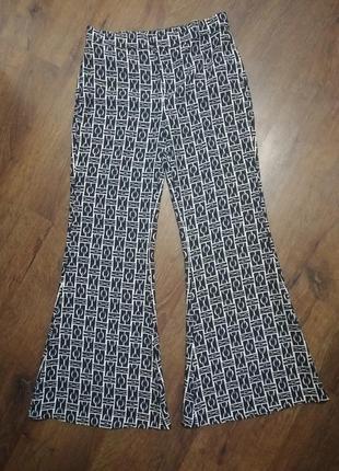 Брюки штаны клеш zara