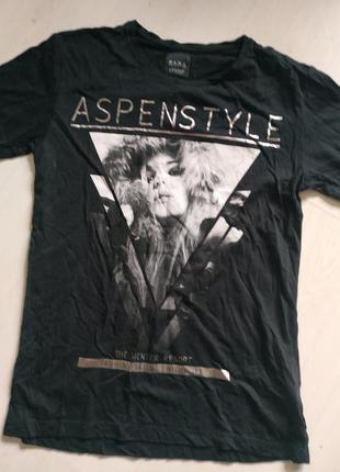 Zara aspenstyle модна стильна футболка1 фото