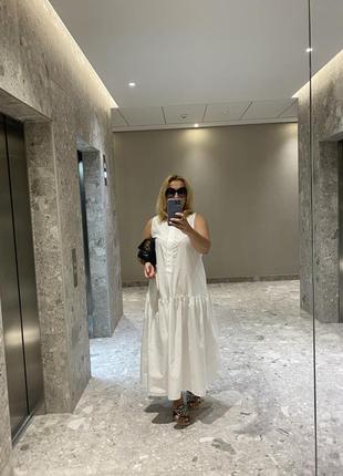 Біле плаття massimo dutti