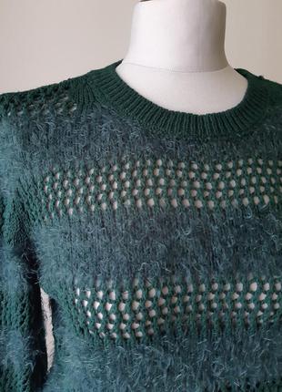 Распродажа мягкий свитер красивого зеленого цвета