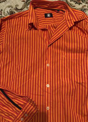 Яркая мужская рубашка в полоску strellson / оригинал ☘️ 3