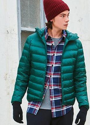 Бесшовный ультра легкий пуховик uniqlo ultra light down seamless parka